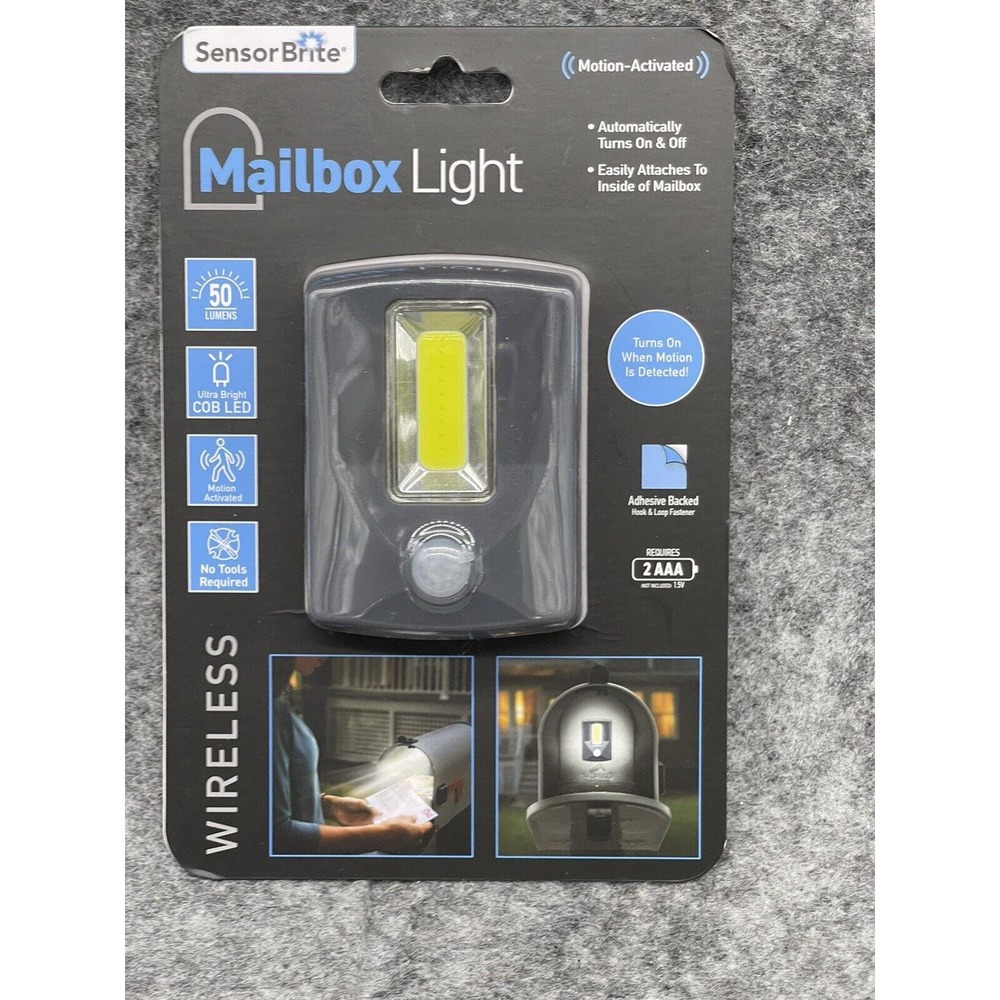 Sensor Brite LED Mailbox Light Motion Activated Mailbox Light Outdoor Indoor